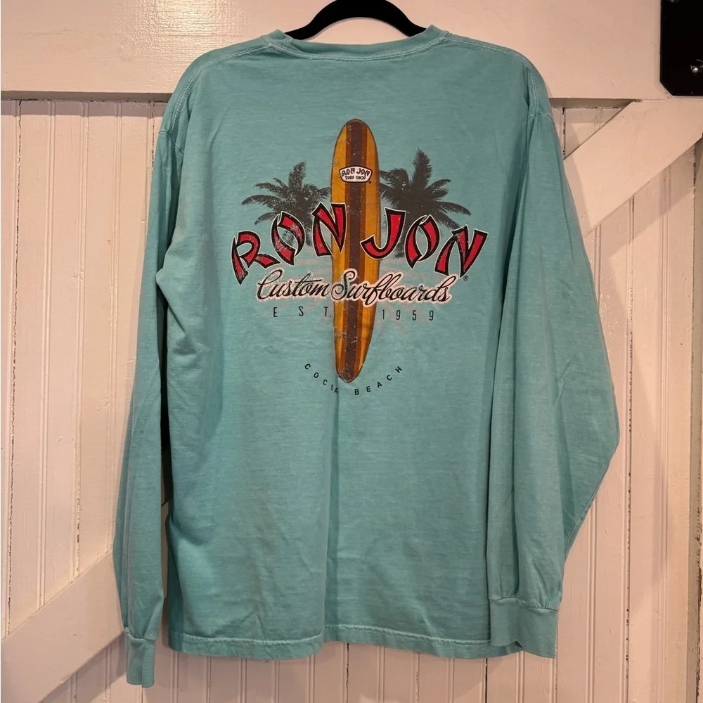 Ron Jon Surf Shop Cocoa Beach Long Sleeve Tee Size L - Picture 3 of 9